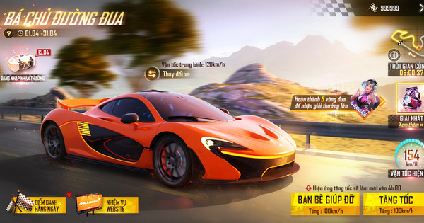 Siêu xe McLaren chính thức có mặt trong Free Fire, game thủ nhận ngay nhiều quà tặng cực xịn xò