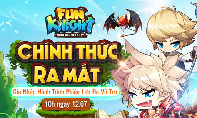 Nhân dịp ra mắt, Fun Knight: Chiến Binh Siêu Quậy tặng 400 giftcode khủng