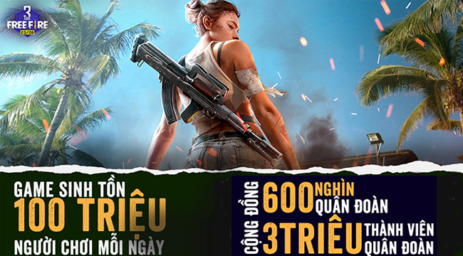 Điểm lại những cột mốc ấn tượng của Free Fire sau 3 năm “chạy bo”