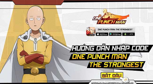 One Punch Man: The Strongest tặng 654 giftcode nhân dịp ra mắt chính thức