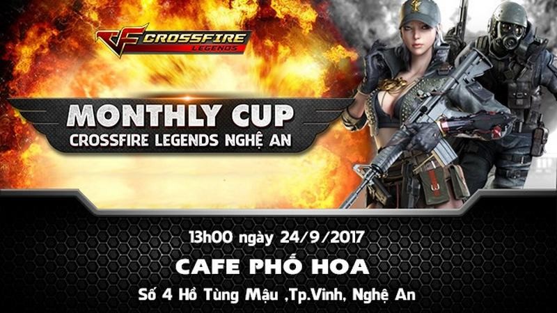 Crossfire Legends – Nghệ An lần đầu có Monthly Cup vào cuối tuần này