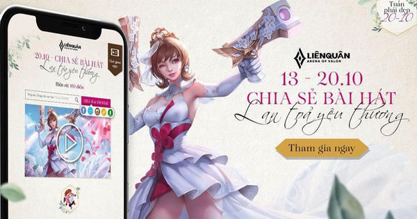 1.500.000 bài hát đã được chia sẻ tới các nữ game thủ Liên Quân chỉ trong 5 ngày