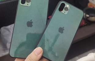 Trên tay miếng dán 'nâng cấp' iPhone XS thành iPhone 11 Pro: giá 80 nghìn thôi nhưng mà đừng mua