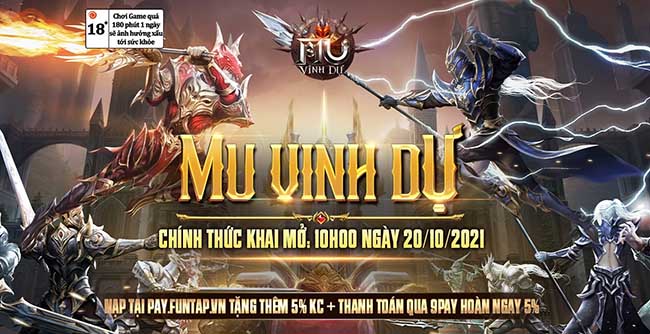 MU: Vinh Dự Funtap chính thức ra mắt, tặng iPhone 13 Pro Max, PS 5 cho game thủ