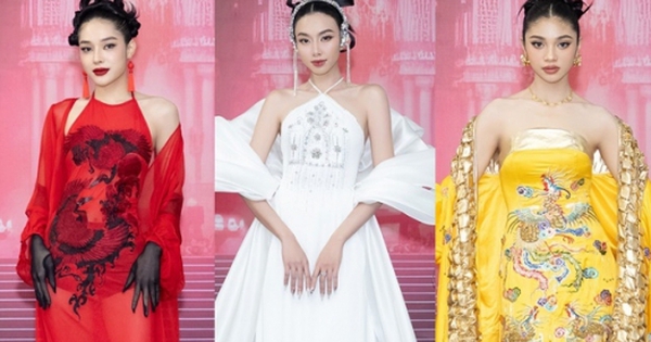 Thảm đỏ đêm thi Trang phục dân tộc Miss Grand International: Thùy Tiên kiều diễm chiếm 