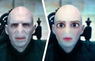 Hô biến nhân vật nổi tiếng trong phim theo phong cách hoạt hình Disney, chúa tể Voldemort trông cute xỉu