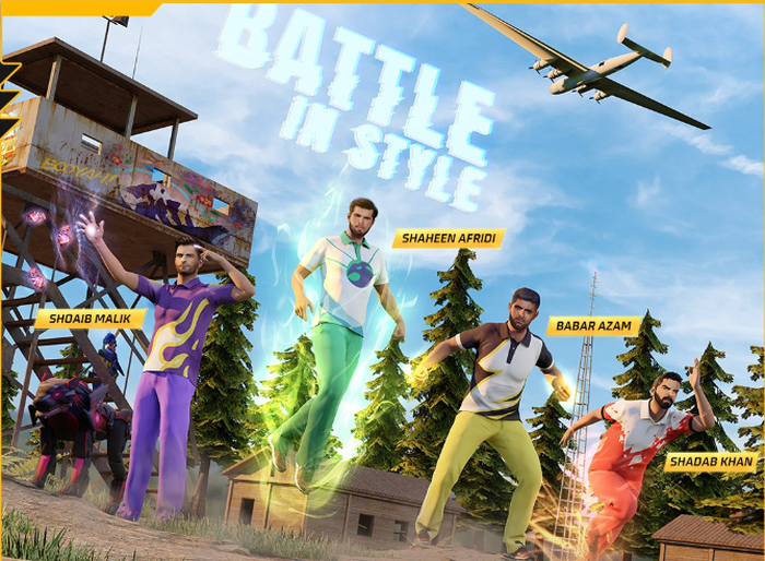 Free Fire hợp tác với các cầu thủ Cricket Pakistan ra mắt sự kiện sau bản cập nhật mới