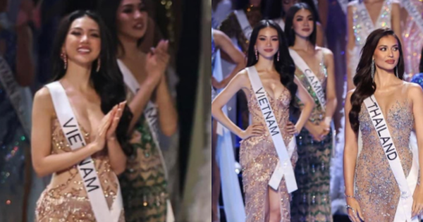 Rộ ảnh Bùi Quỳnh Hoa trên sân khấu Miss Universe sau khi trượt Top 20, biểu cảm gây chú ý