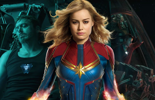 Avengers: Endgame - Sau tất cả, Captain Marvel mới là người giải cứu Iron Man đang mắc kẹt trong vũ trụ?