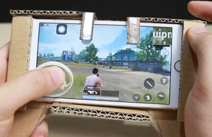 Hướng dẫn game thủ tự làm gamepad cho điện thoại bằng bìa cứng, chơi ngon PUBG Mobile mà không tốn tiền