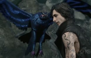 V phô diễn sức mạnh triệu hồi linh thú hủy diệt trong Devil May Cry 5, âm mưu giết hại Dante