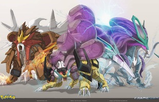 Choàng ngợp với bộ tranh Pokemon máy móc 