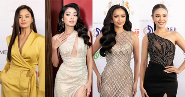 Ngọc Châu đọ sắc cùng dàn mỹ nhân, lần đầu trình diễn trang phục dân tộc thi Miss Universe