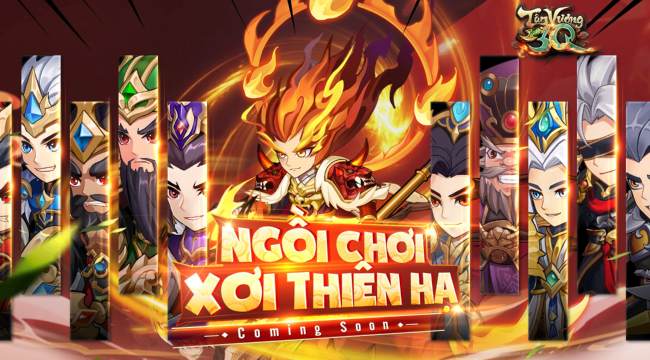 Game idle Tân Vương 3Q cho phép bạn điều binh khiển tướng đánh trận cực chất về Việt Nam