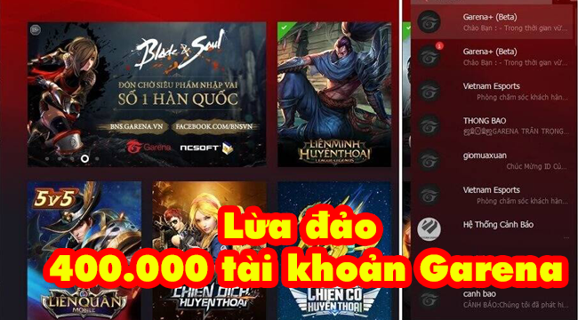 Game thủ hả hê khi đối tượng lừa chiếm tiền tỉ cùng hơn 400.000 tài khoản Garena sa lưới pháp luật