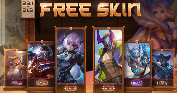 Liên Quân Mobile: Game thủ tiếp tục nhận về 6 skin bậc S trở lên miễn phí từ nay đến Tết Âm lịch!