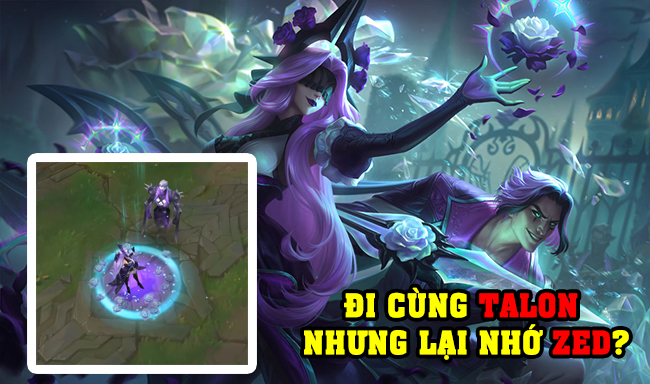 LMHT: Riot Games xác nhận tình cảm Syndra Zed trong dòng trang phục mới – Talon là người thứ ba?