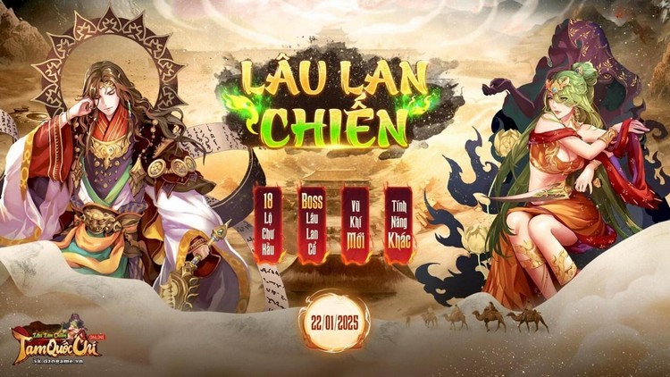 Lâu Lan Chiến: Hành trình mới trong Tam Quốc Chí Online