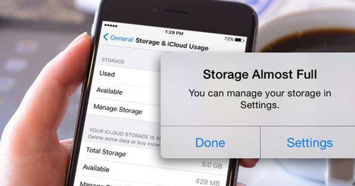4 bước miễn phí xử lý đầy dung lượng iCloud trên iPhone