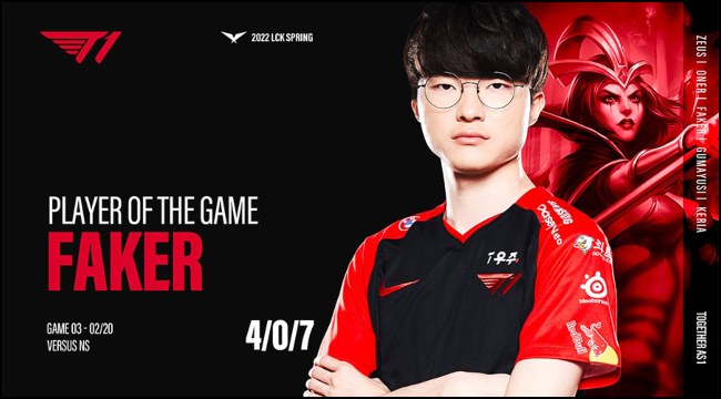 LMHT: Faker tiết lộ T1 “quăng game” trong trận gặp NS vì tham MVP