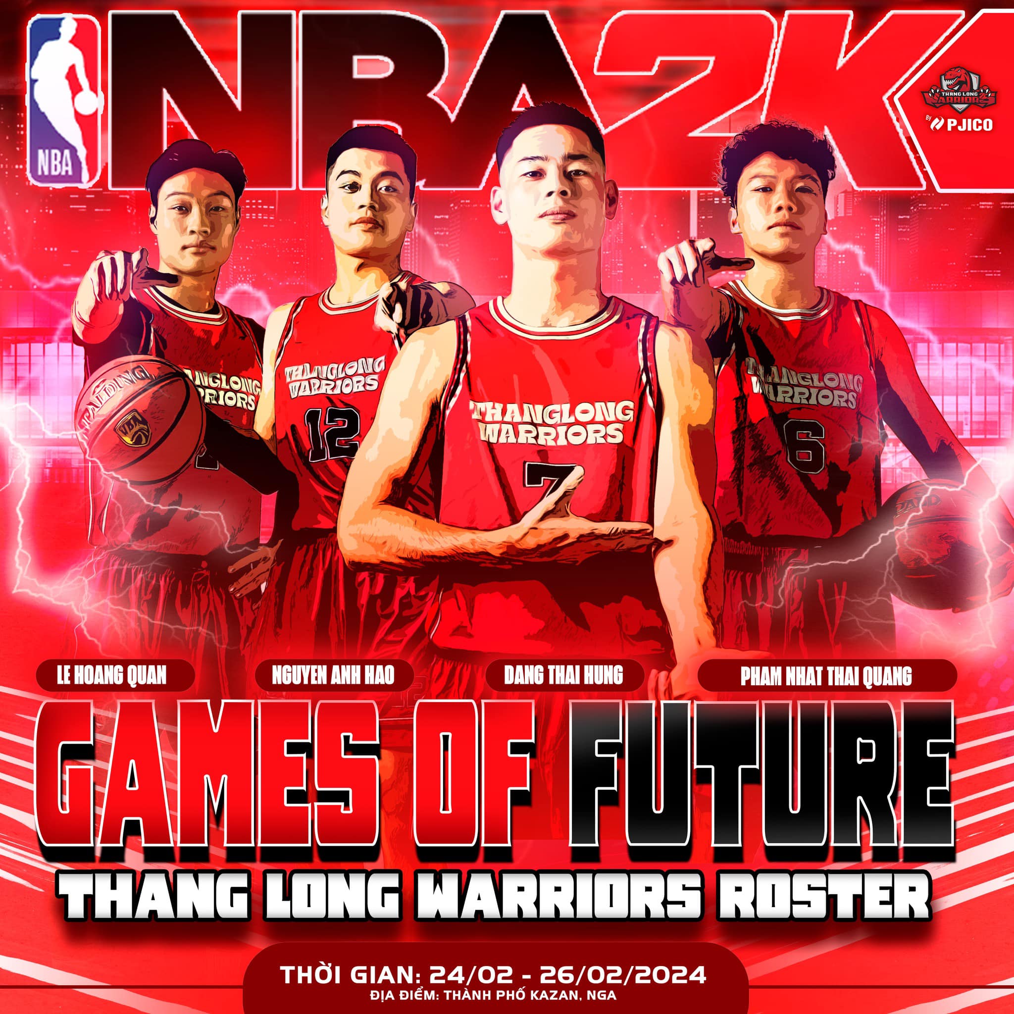 Công bố Line Up đội tuyển Phygital Basketball Việt Nam tham gia Games of Future