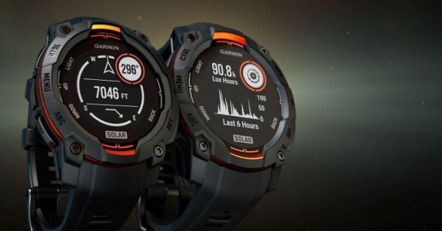 Garmin tung đồng hồ thông minh Instinct 3 series có đèn pin đa chế độ