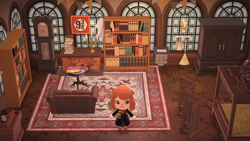 Cuồng Harry Potter, nữ game thủ tái hiện lại thế giới phù thủy trong Animal Crossing