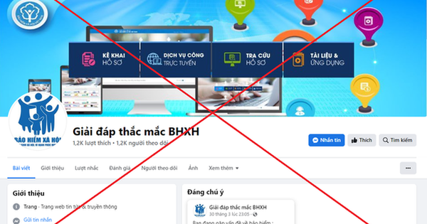 Mất tiền vì nhắn tin với fanpage giả mạo BHXH Việt Nam