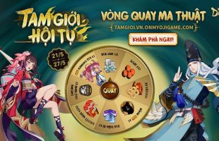 Garena ra mắt vòng quay Ma Thuật tặng Ichimoku Ren, mảnh thức thần SSR… cho game thủ Âm Dương Sư Việt