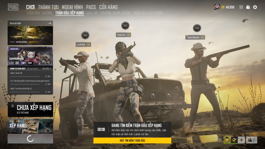 Pubg nỗ lực chống hack, đấu rank bắt buộc phải kích hoạt qua số điện thoại