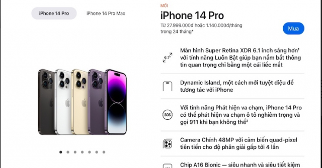 Apple chính thức bán online iPhone tại Việt Nam: Giá cả ra sao?