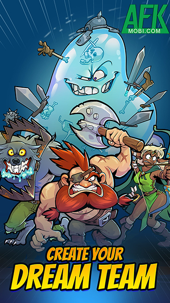 Cùng tổ đội anh hùng của mình chinh phục các ngục tối tại game Mobile Dungeon: RPG Crawler