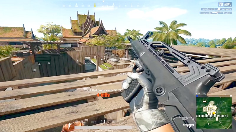 PUBG - Xem súng mới QBZ95 bá thế nào trong Map Sanhok