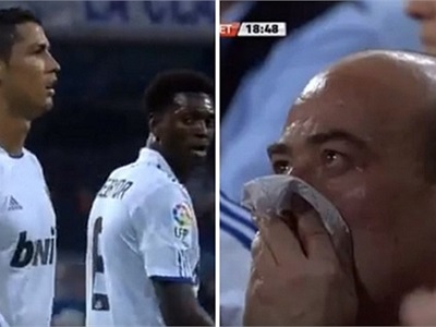 Lỡ sút vào mặt CĐV, CR7 đã có hành động khiến ai nấy đều bất ngờ và cảm động