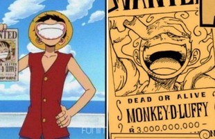 One Piece: Quá trình gia tăng mức tiền thưởng chóng mặt của tân Tứ Hoàng Luffy