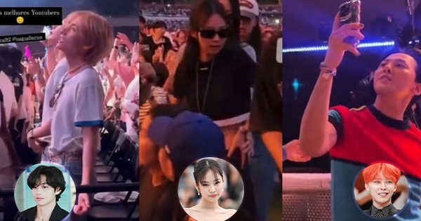 Jennie cùng V (BTS) và dàn bạn trai cũ bất ngờ đều hội tụ tại concert Bruno Mars