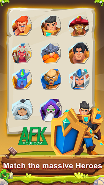 Gầy dựng đội quân ngay trong các chương màn chơi tại game Call Of Heroes – Merge & Clash