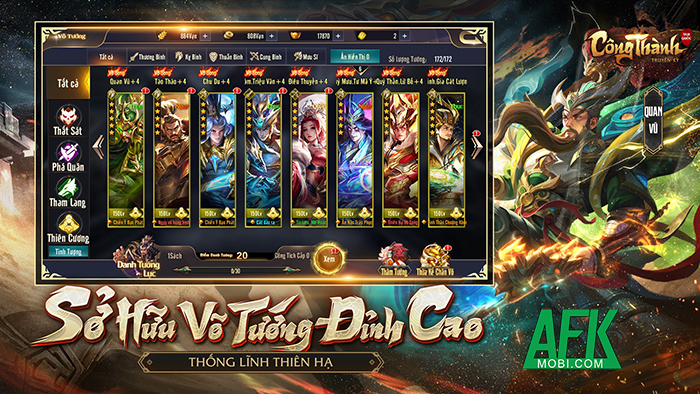 Công Thành Truyền Kỳ: Tam Quốc game chiến thuật điều binh khiển tướng cập bến Việt Nam