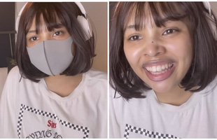 Tháo khẩu trang lộ mặt thật, nữ YouTuber dọa cả trăm nghìn fan 