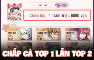 Bạo chi VIP 13 đua Top, game thủ Thái Hư Tam Quốc đột phá lực chiến bằng... 2 đối thủ cộng lại