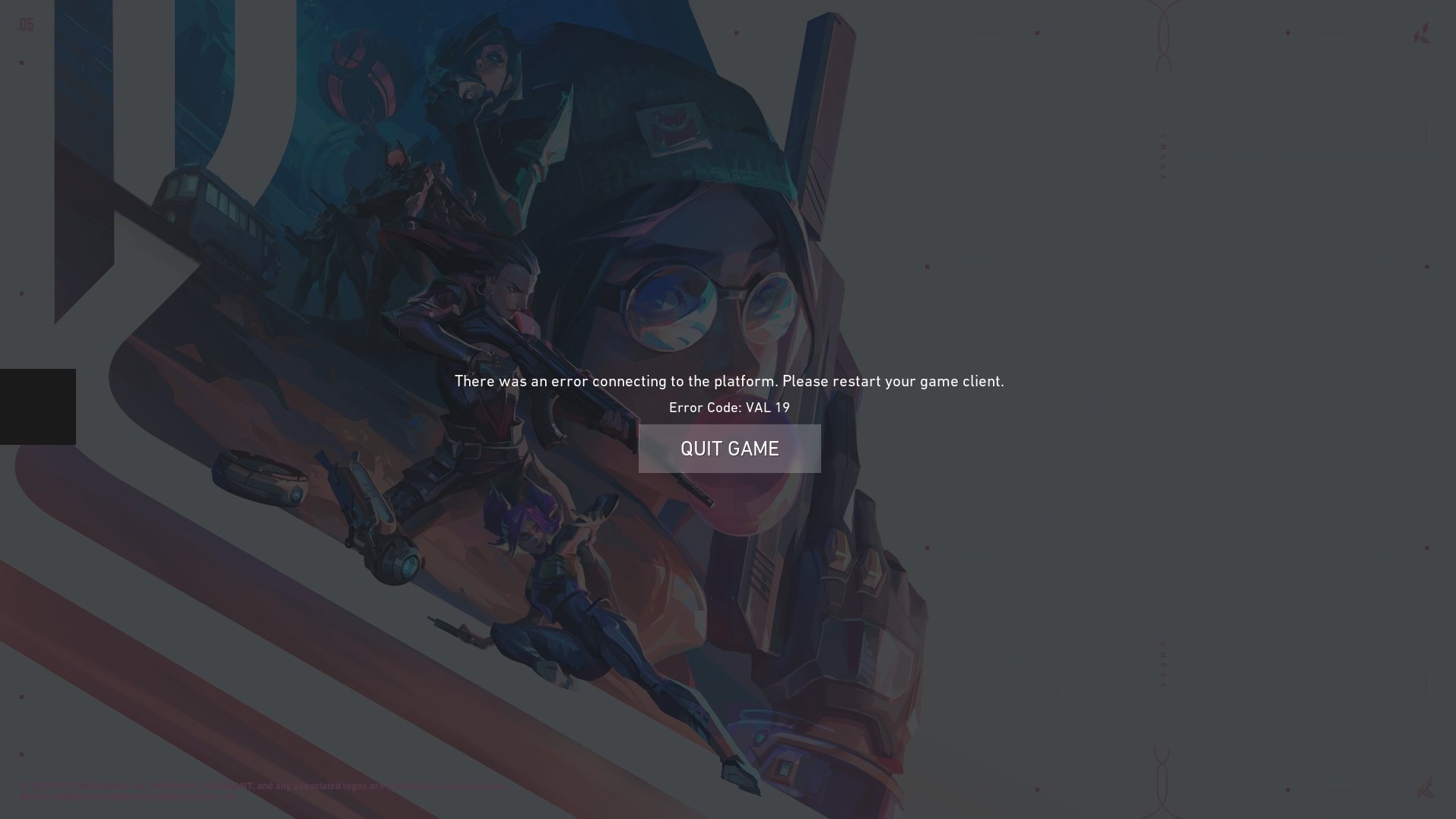 Valorant error code 