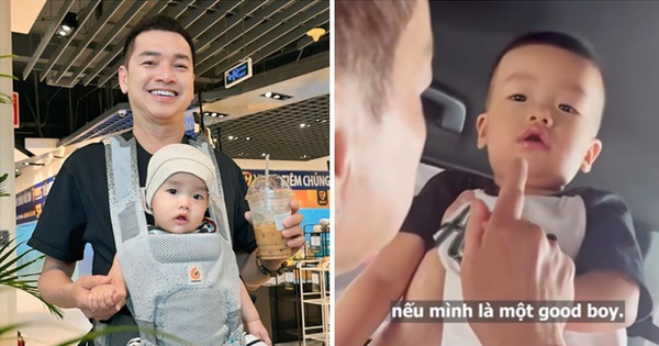 Quý tử của Quang Minh ngơ ngác vì bị ba “mắng”, sinh ra ở vạch đích nhưng không được cưng chiều