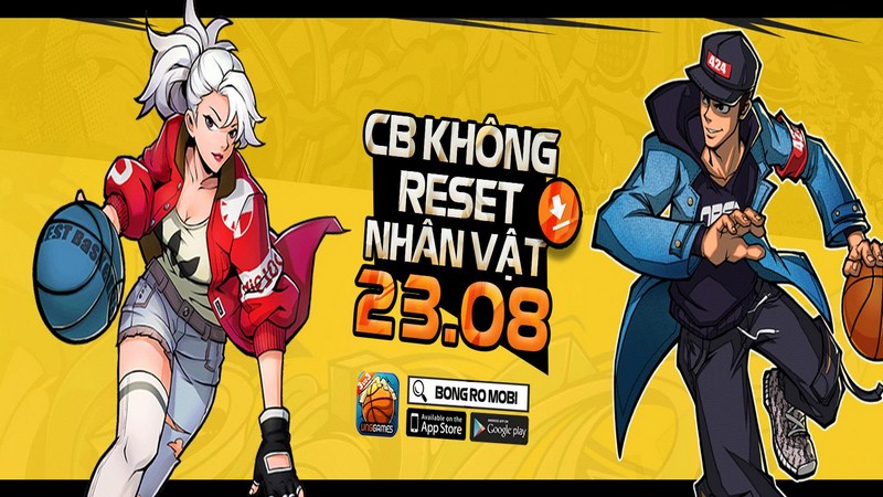 Tải game Bóng Rổ Mobi ngay hôm nay, Close Beta 9h ngày 23/8