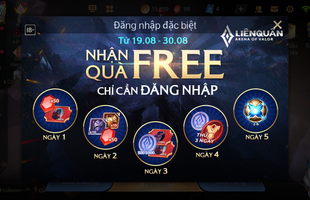 Liên Quân Mobile: Garena tặng FREE gần chục vé quay Kho Báu cho người chăm cày sự kiện