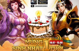 Sinh nhật 1 năm tuổi, nhân sĩ Jx1 Efunvn Mobile thi nhau chúc mừng NPH, hy vọng game 