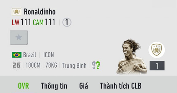 FO4: Ra mắt được 2 ngày, Ronaldinho ICONS 