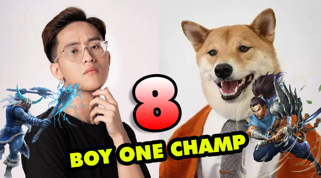 LMHT: TOP 8 Boy One Champ đình đám nhất server Việt Nam hiện nay