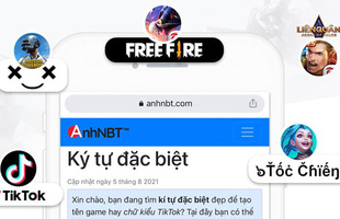 AnhNBT – người sáng tạo công cụ kí tự đặc biệt tại Việt Nam