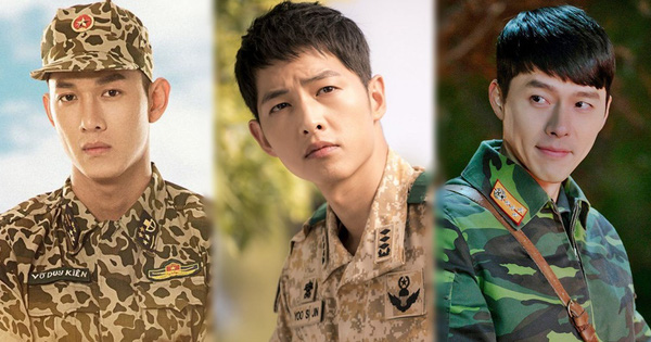 Hội nam thần quân đội gây mê cực mạnh ở phim Việt - Hàn: Song Luân - Song Joong Ki cũng của chị em tất!