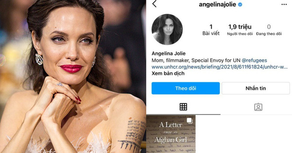 Angelina Jolie chính thức dùng Instagram, ngay post đầu tiên đã khiến fan xôn xao, tán thưởng?